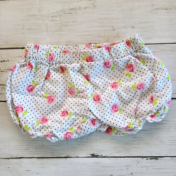 ♡ 5/$20 - Koala Baby Girl's Roses Polka Dot Diaper Cover Newborn - Picture 1 of 4